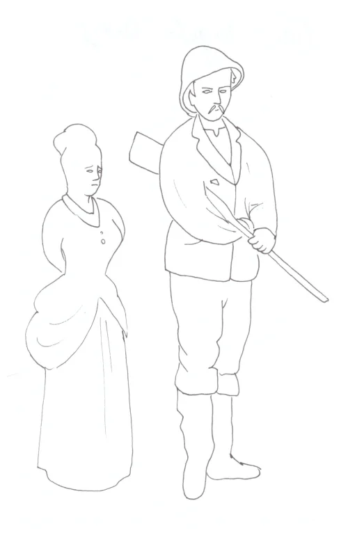 100 Women Challenge — 6 - Woman, Race and Class — Ink drawing by Roberta Gattel