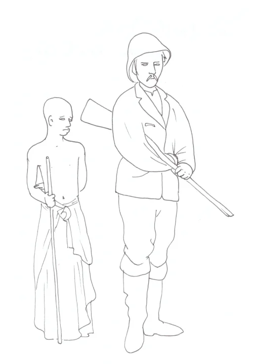 100 Women Challenge — 6 - Woman, Race and Class — Ink drawing by Roberta Gattel