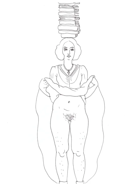 100 Women Challenge — 16 - The Devil's Swamp — Ink drawing by Roberta Gattel