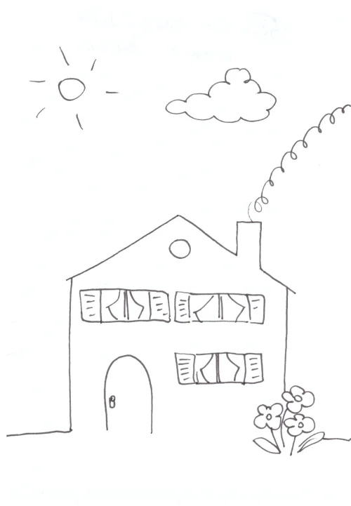 100 Women Challenge — 17 - The Women's Space — Ink drawing by Roberta Gattel