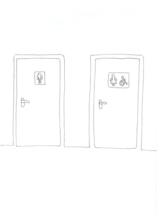 100 Women Challenge — 19 - On Women — Ink drawing by Roberta Gattel