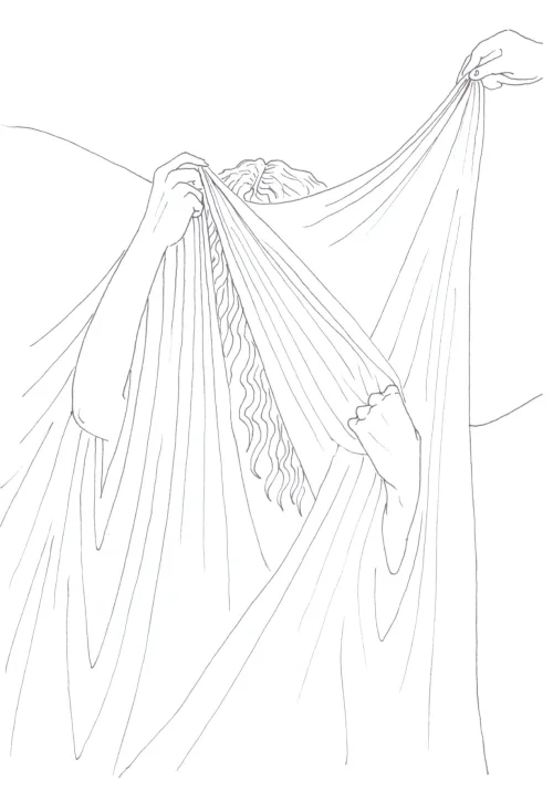 100 Women Challenge — 24 - The Nomad: Diaries — Ink drawing by Roberta Gattel