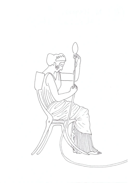 100 Women Challenge — 34 - The Waves — Ink drawing by Roberta Gattel