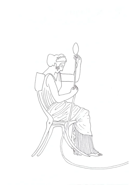 100 Women Challenge — 34 - The Waves — Ink drawing by Roberta Gattel