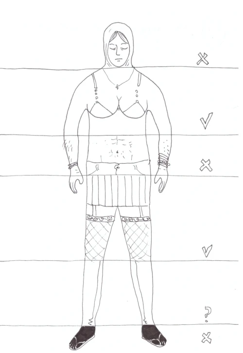 100 Women Challenge — 35 - The Master's Tools Will Never Dismantle the Master's House — Ink drawing by Roberta Gattel