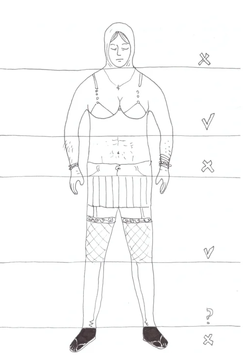 100 Women Challenge — 35 - The Master's Tools Will Never Dismantle the Master's House — Ink drawing by Roberta Gattel