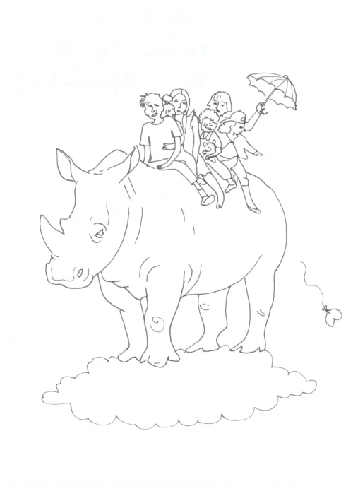 100 Women Challenge — 36 - Hospital Series — Ink drawing by Roberta Gattel