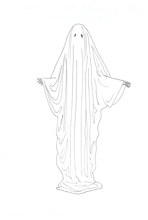 100 Women Challenge — 48 - Sick Woman Theory — Ink drawing by Roberta Gattel