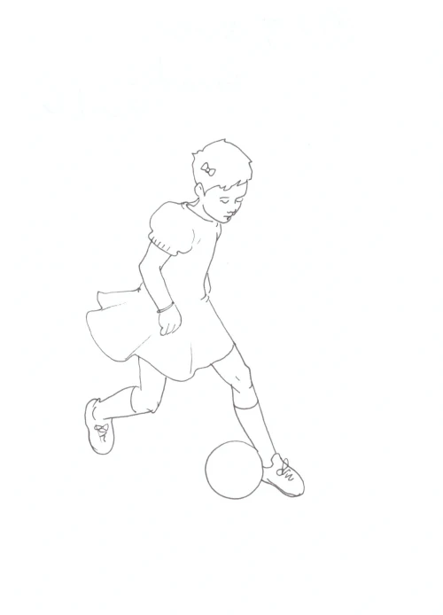 100 Women Challenge — 70 - Gender Trouble — Ink drawing by Roberta Gattel