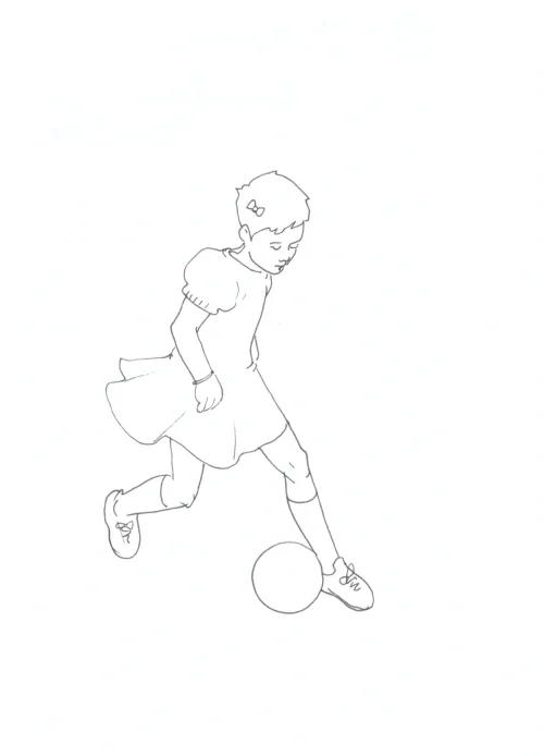 100 Women Challenge — 70 - Gender Trouble — Ink drawing by Roberta Gattel