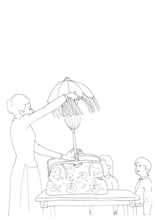 100 Women Challenge — 75 - Old Baggage — Ink drawing by Roberta Gattel