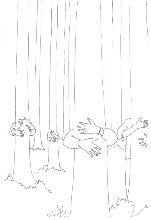 100 Women Challenge — 77 - The Vegetarian — Ink drawing by Roberta Gattel