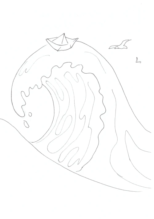 100 Women Challenge — 78 - The Shock Doctrine — Ink drawing by Roberta Gattel