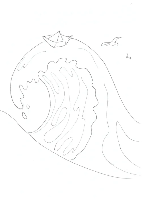 100 Women Challenge — 78 - The Shock Doctrine — Ink drawing by Roberta Gattel