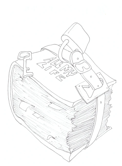 100 Women Challenge — 83 - Feelin: Creative Practice, Pleasure, and Black Feminist Thought — Ink drawing by Roberta Gattel