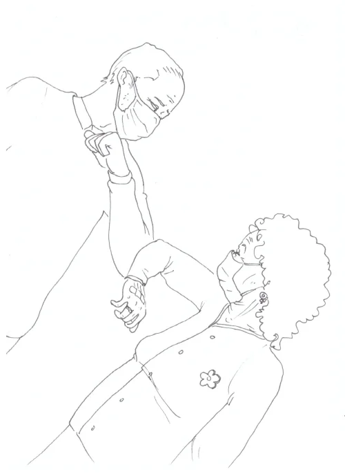 100 Women Challenge — 92 - Fix the System, Not Women — Ink drawing by Roberta Gattel